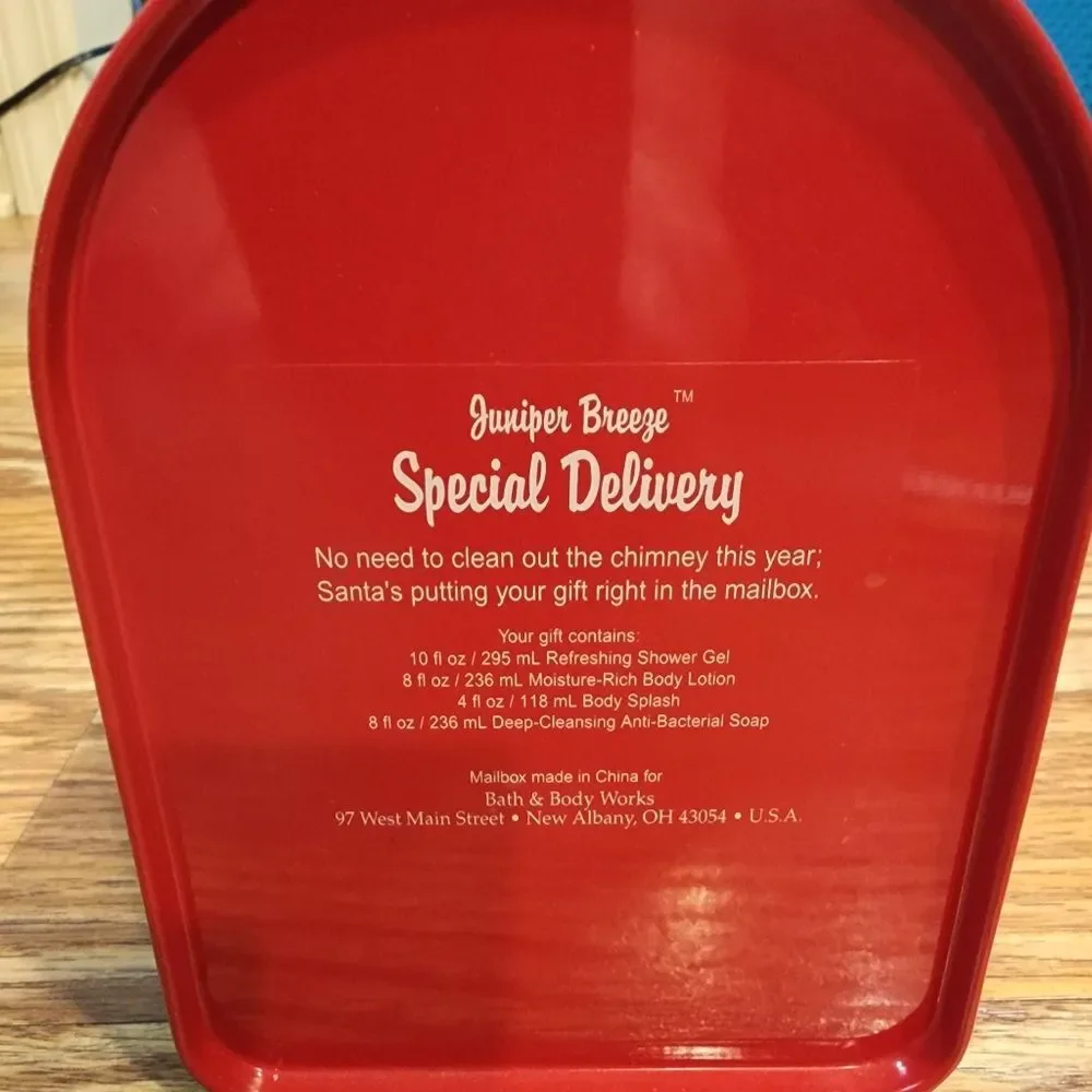 Vintage Santa Mailbox Bath and Body Works